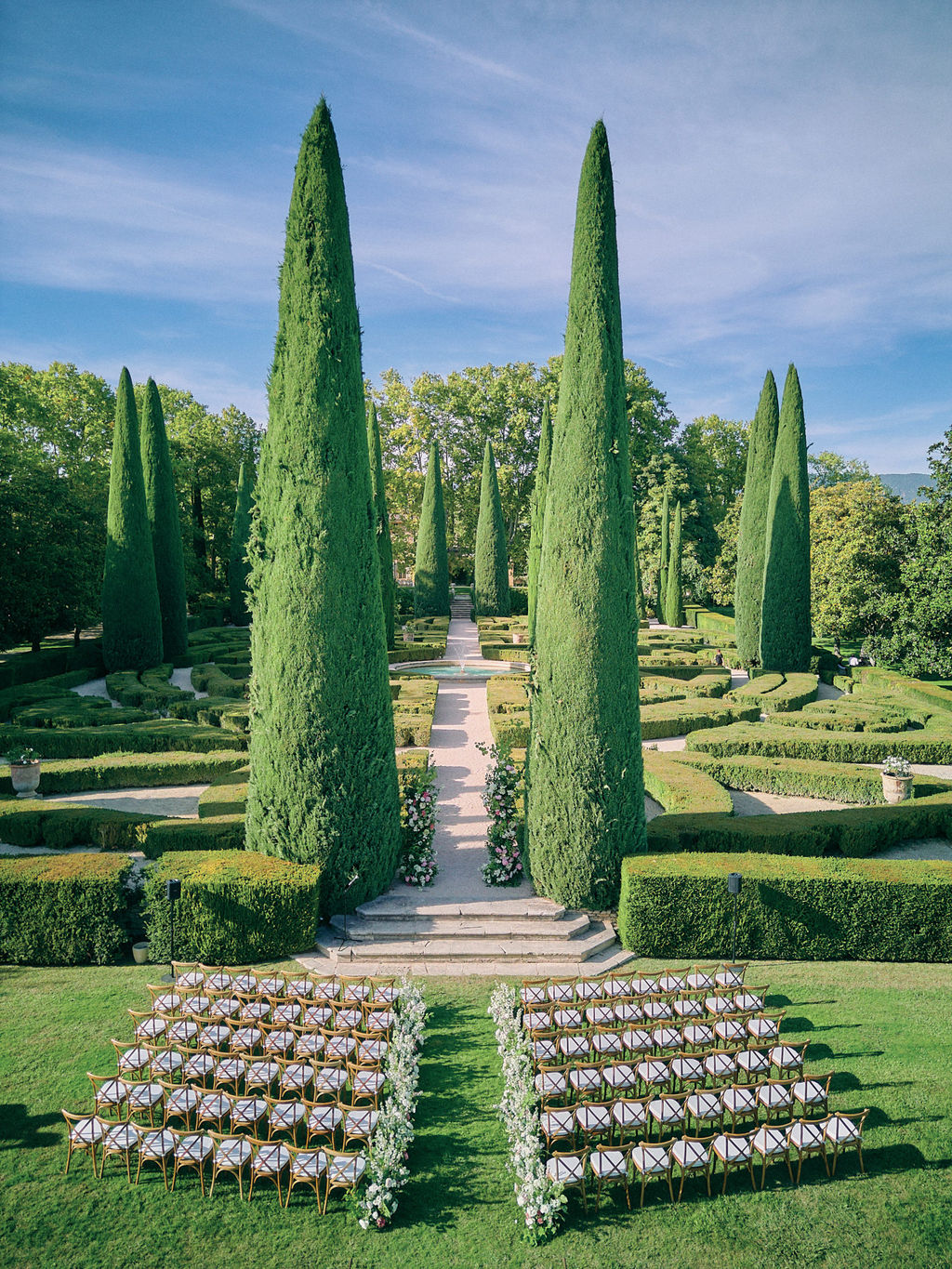 chateau de sannes weddingceremony